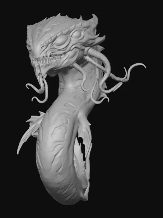 3D model for Abyssal SeaSerpent