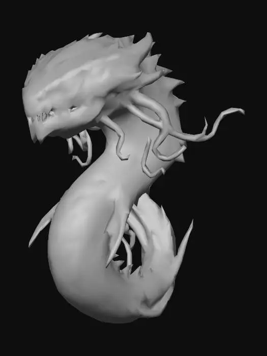 3D model for Abyssal SeaSerpent