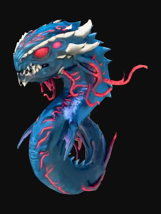 3D model for Abyssal SeaSerpent