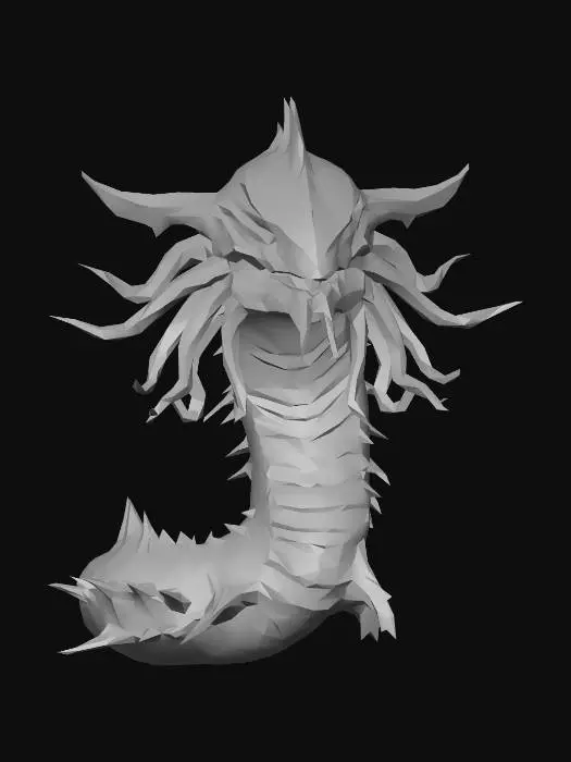3D model for Abyssal sea Serpent