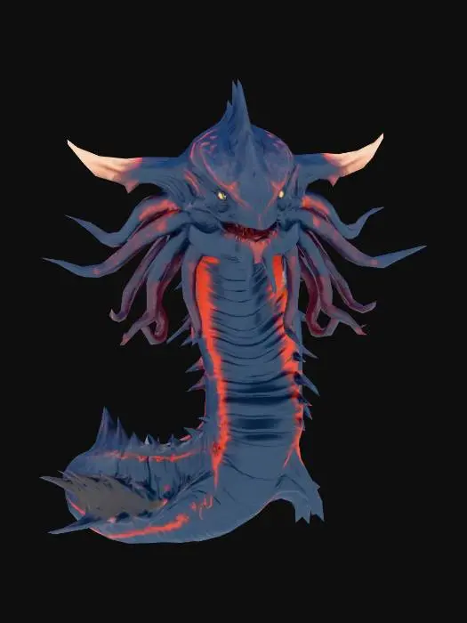3D model for Abyssal sea Serpent