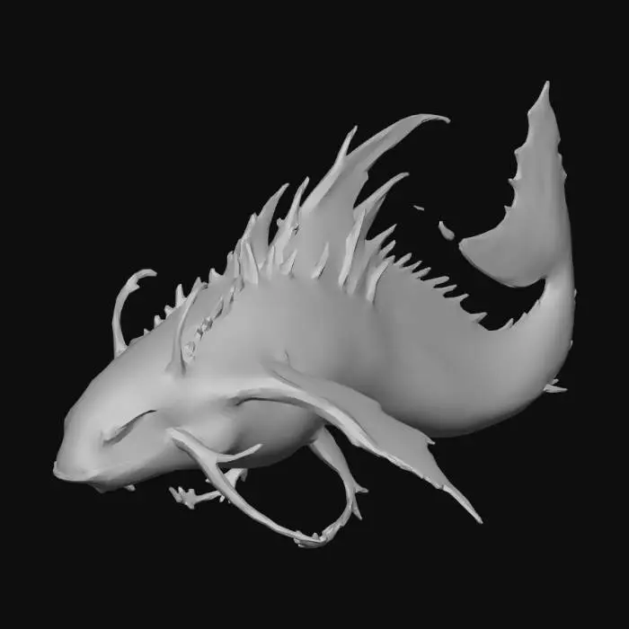 3D model for Abyssal Leviathan