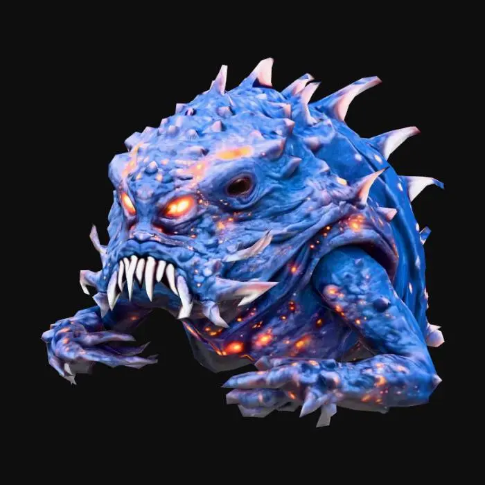 3D model for Luminous Abyss Creature