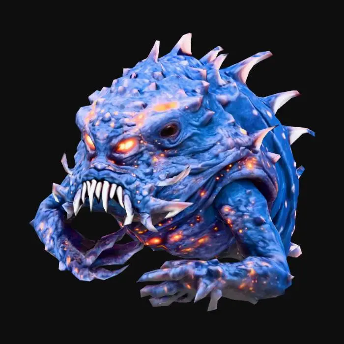 3D model for Luminous Abyss Creature