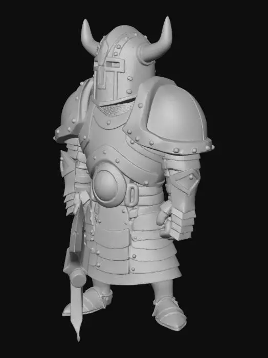 3D model for Warrior_Karak