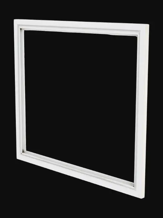 3D model for an sqaure with just its borders and empty inside