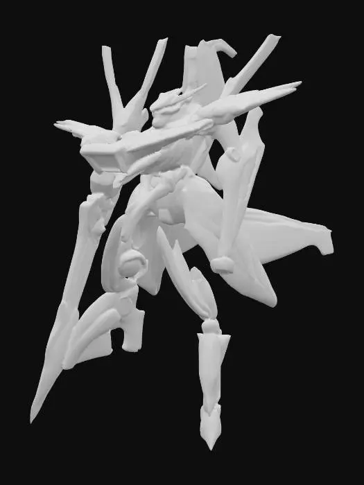 3D model for Crimson Sentinel