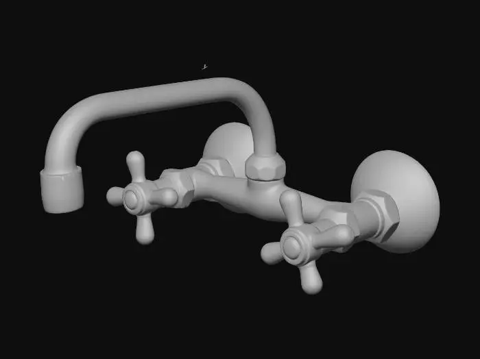 3D model for Vintage Faucet Elegance