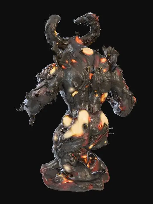 3D model for Ultra Kaiju Belyudra