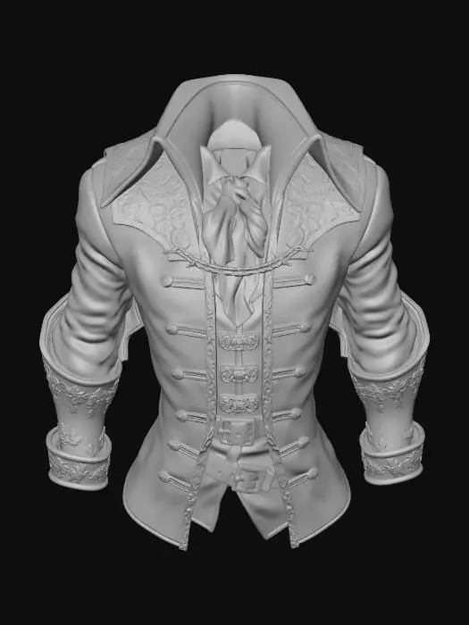 3D model for Alucard Pachislot Akumajō Dracula III Coat