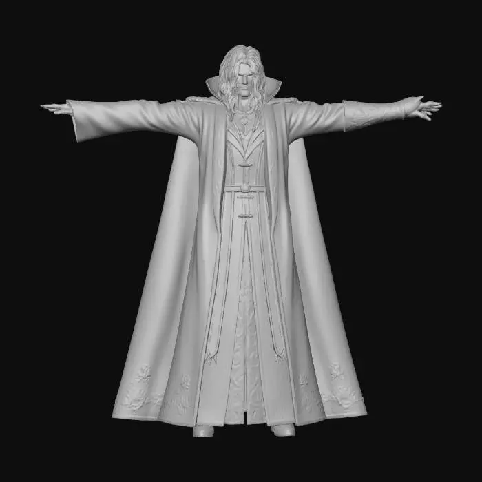 3D model for CR Pachinko Akumajō Dracula T-Posed