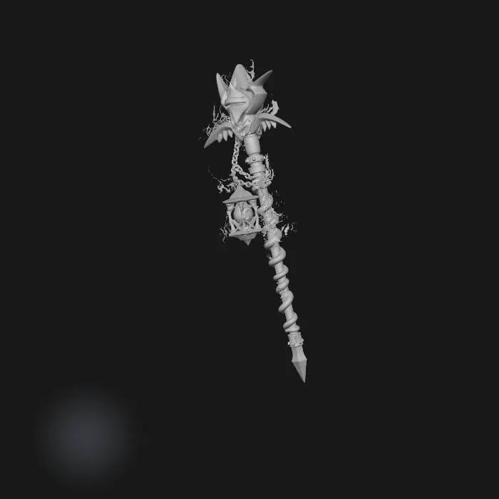 3D model for Arch-Lich's Staff