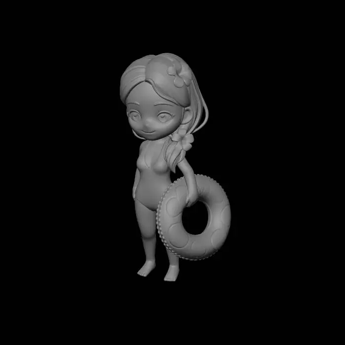 3D model for Citrus Summer Doll