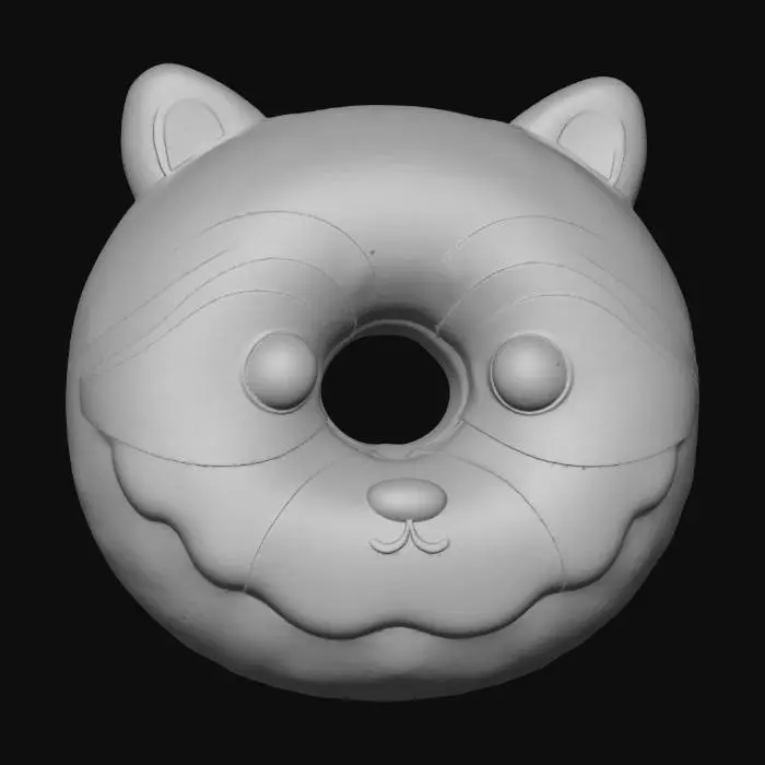 3D model for Raccoon Donut Delight