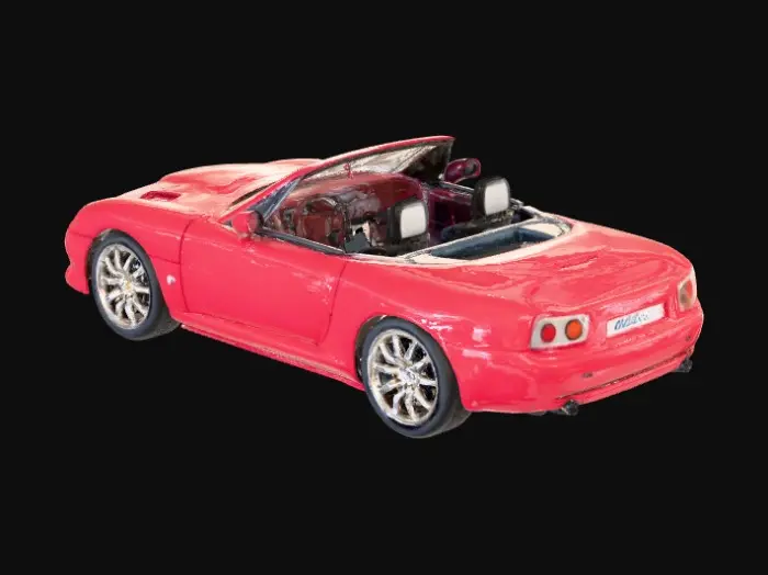 3D model for Red Convertible