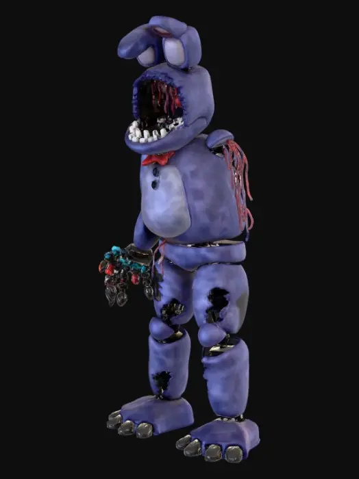 3D model for Withered Bonnie