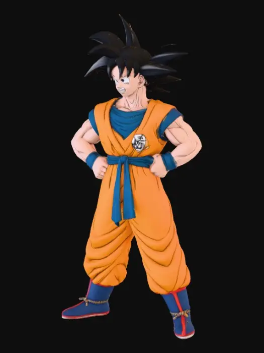 3D model for Goku