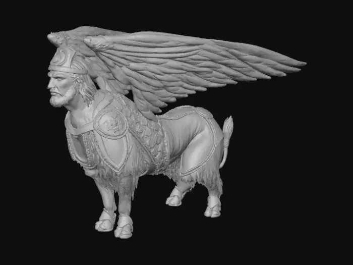3D model for Winged Guardian of the Ancient Realm