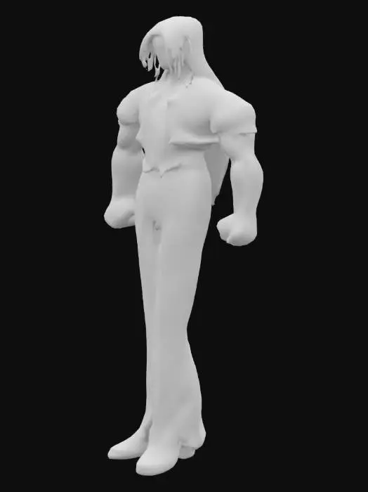 3D model for Dark Elf Warrior