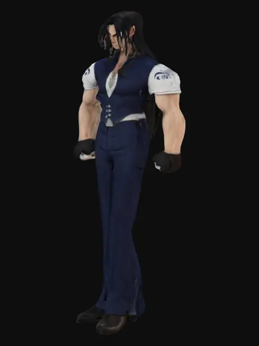 3D model for Dark Elf Warrior