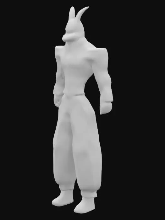 3D model for Midnight Hare Warrior