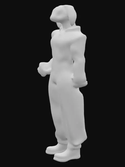 3D model for Warrior Hare