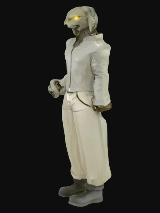 3D model for Warrior Hare