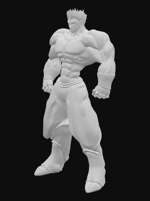 3D model for Warrior Stance