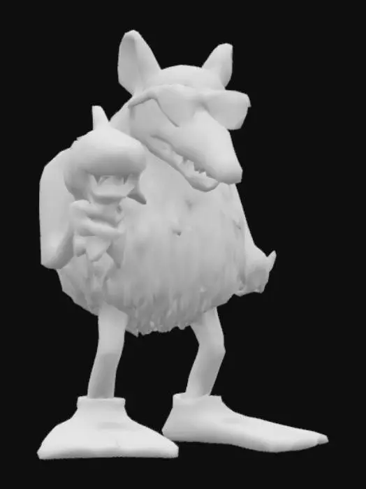 3D model for Beach-Ready Armadillo