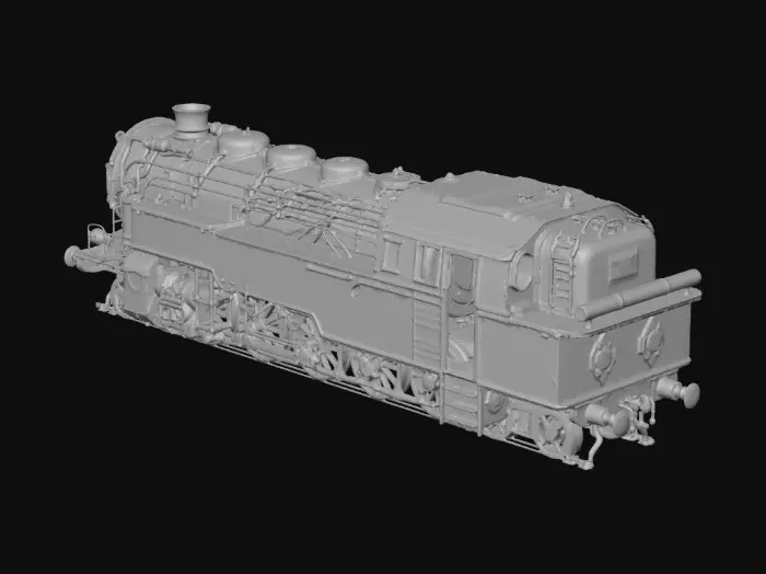 3D model for Deutsche Reichsbahn BR95 dampflokomotiv