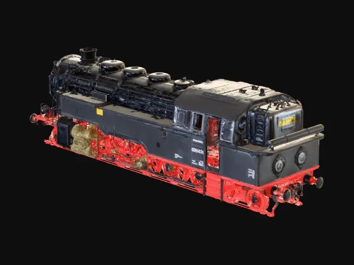 3D model for Deutsche Reichsbahn BR95 dampflokomotiv
