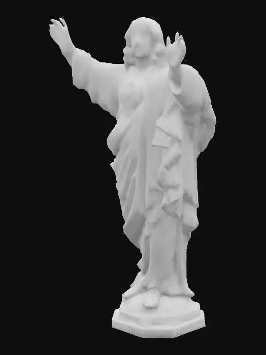 3D model for Sacred Heart Statue