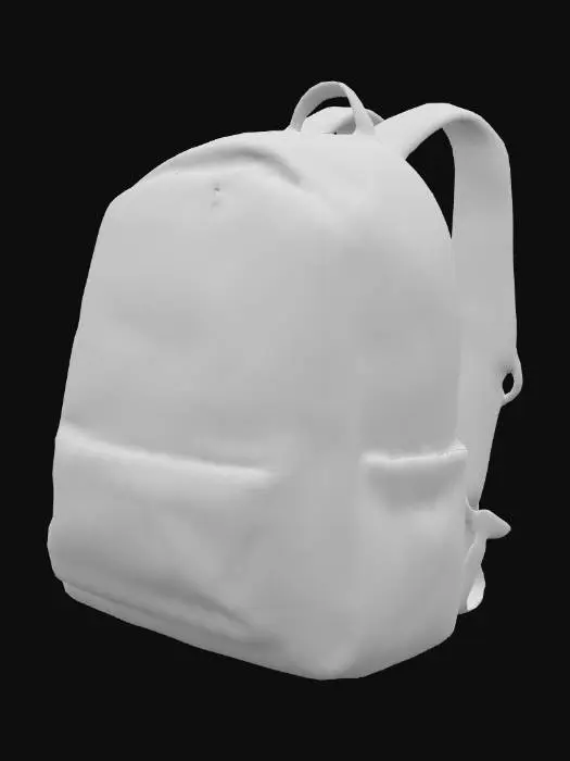 3D model for detailed blue Backpack