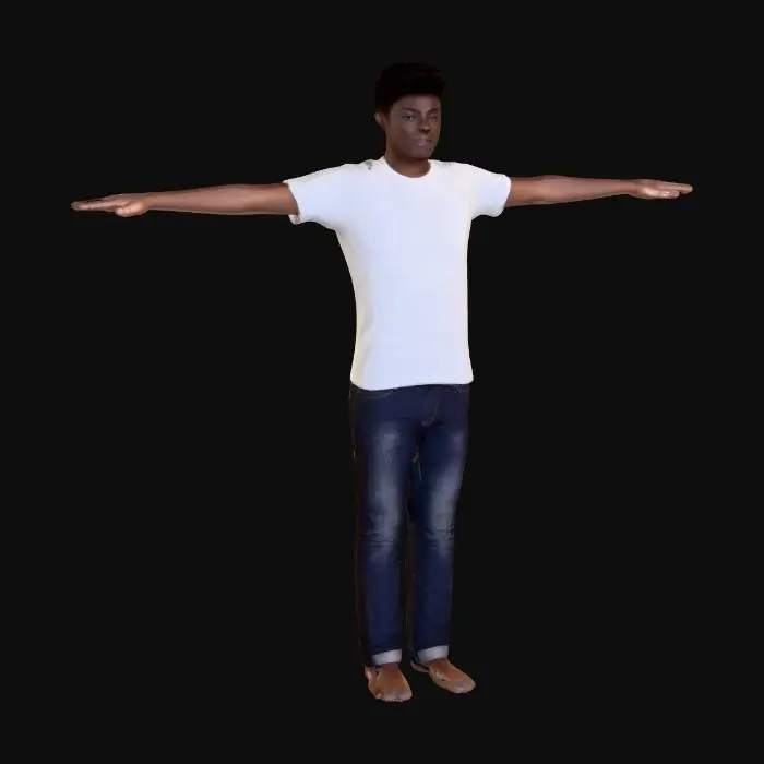 3D model for scary game character