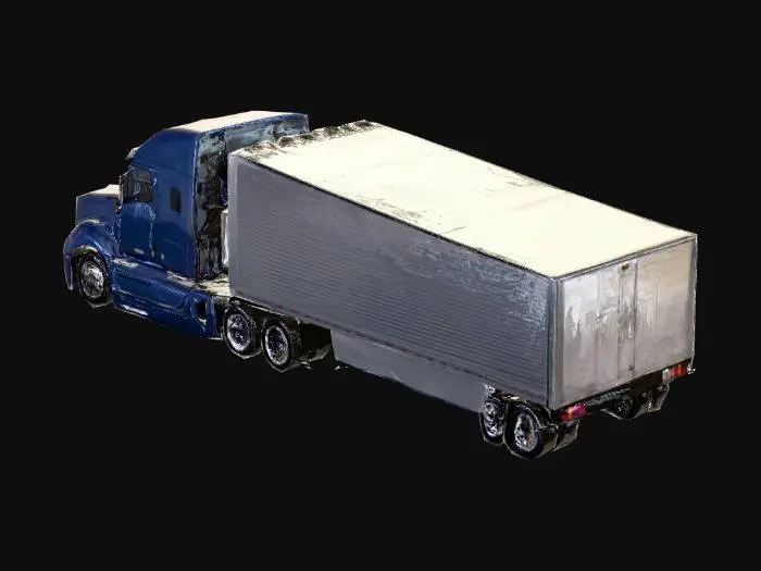 3D model for Blue Freightliner