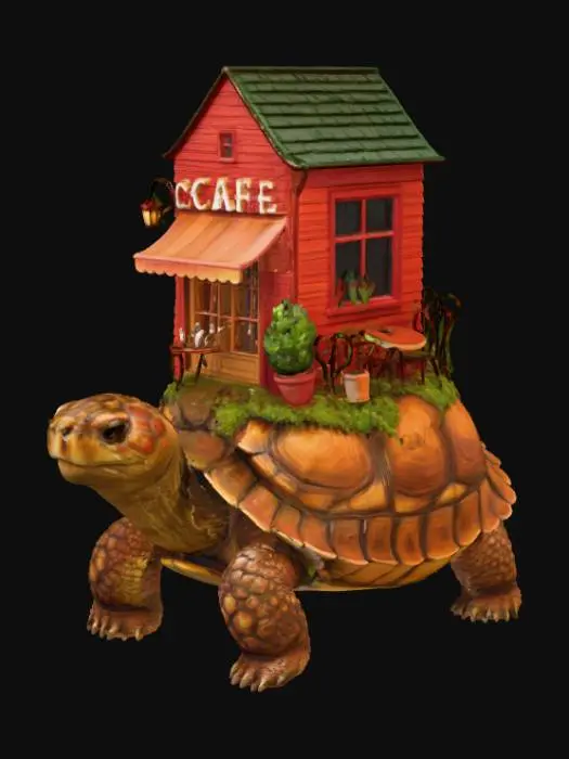 3D model for Turtle Café Adventure