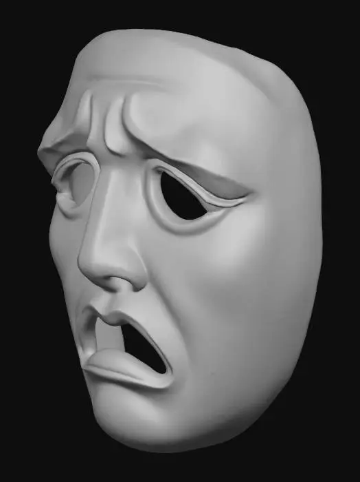 3D model for Tragic Expression