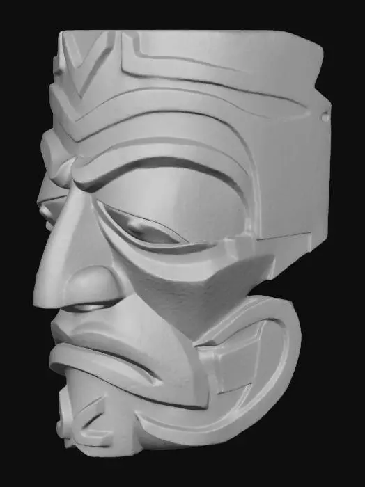 3D model for Tiki Guardian