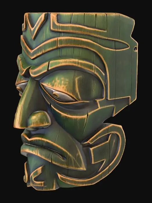 3D model for Tiki Guardian