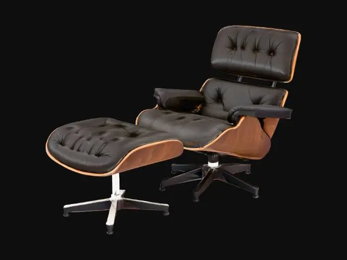 3D model for i want a model of a eames recliner chair and ottoman