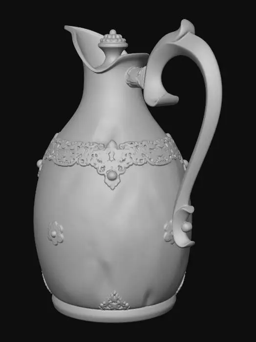 3D model for Silver Pitcher Elegance