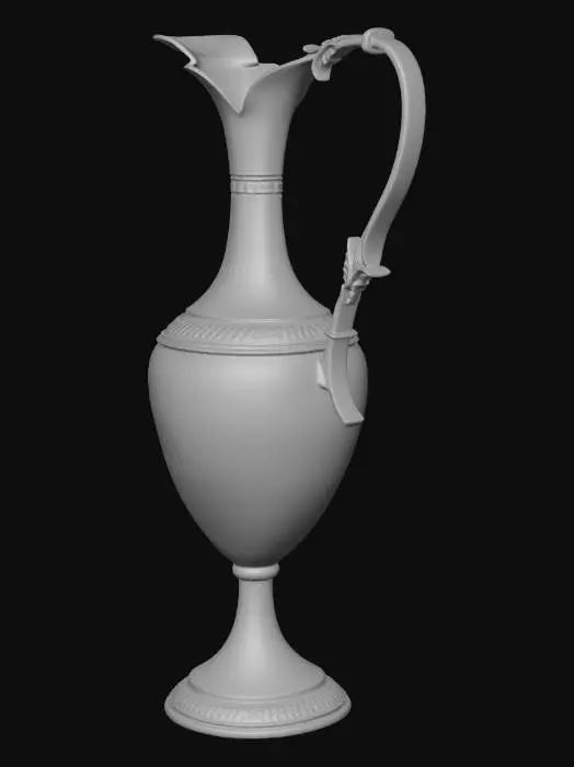 3D model for Silver pitcher Elegance