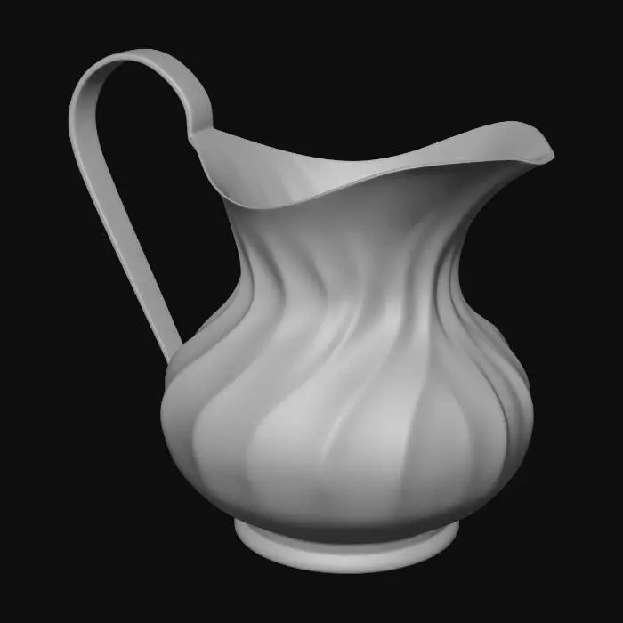 3D model for Silver pitcher Elegance