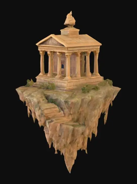 3D model for Temple Above the Clouds