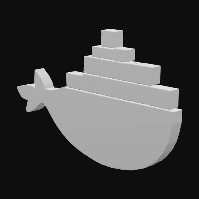 3D model for Docker Logo