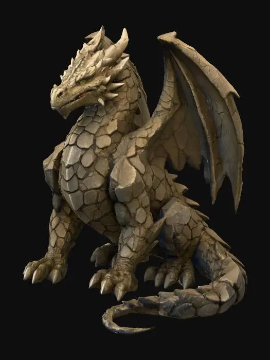 3D model for Stone Guardian