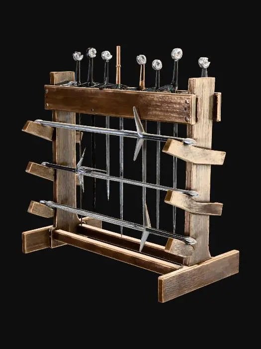 3D model for Sword Display Rack