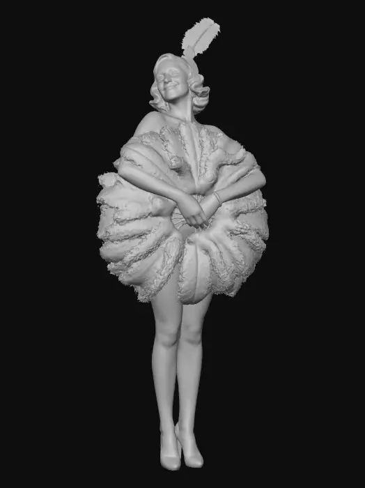 3D model for Glamorous Showgirl