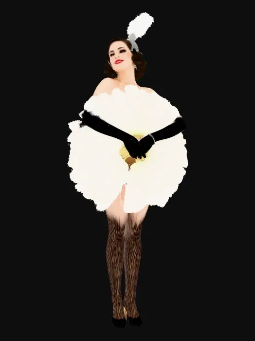 3D model for Glamorous Showgirl