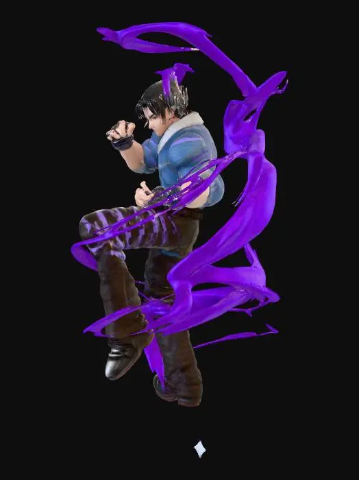 3D model for purple jin kazama
